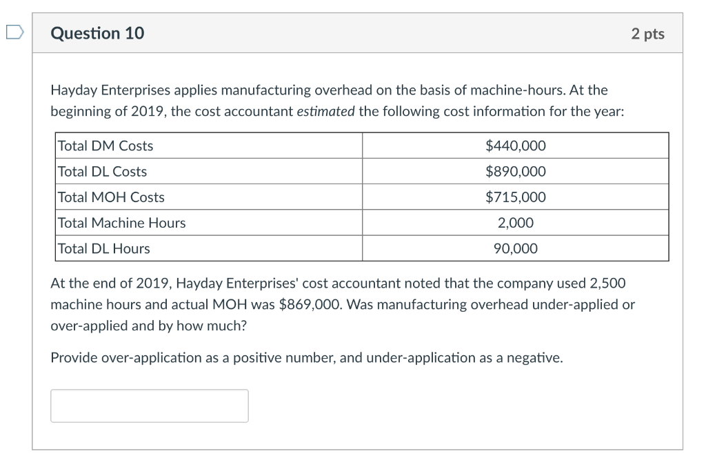 manufacturing departments - processing and finishing. The predetermined manufacturing overhead rate is
