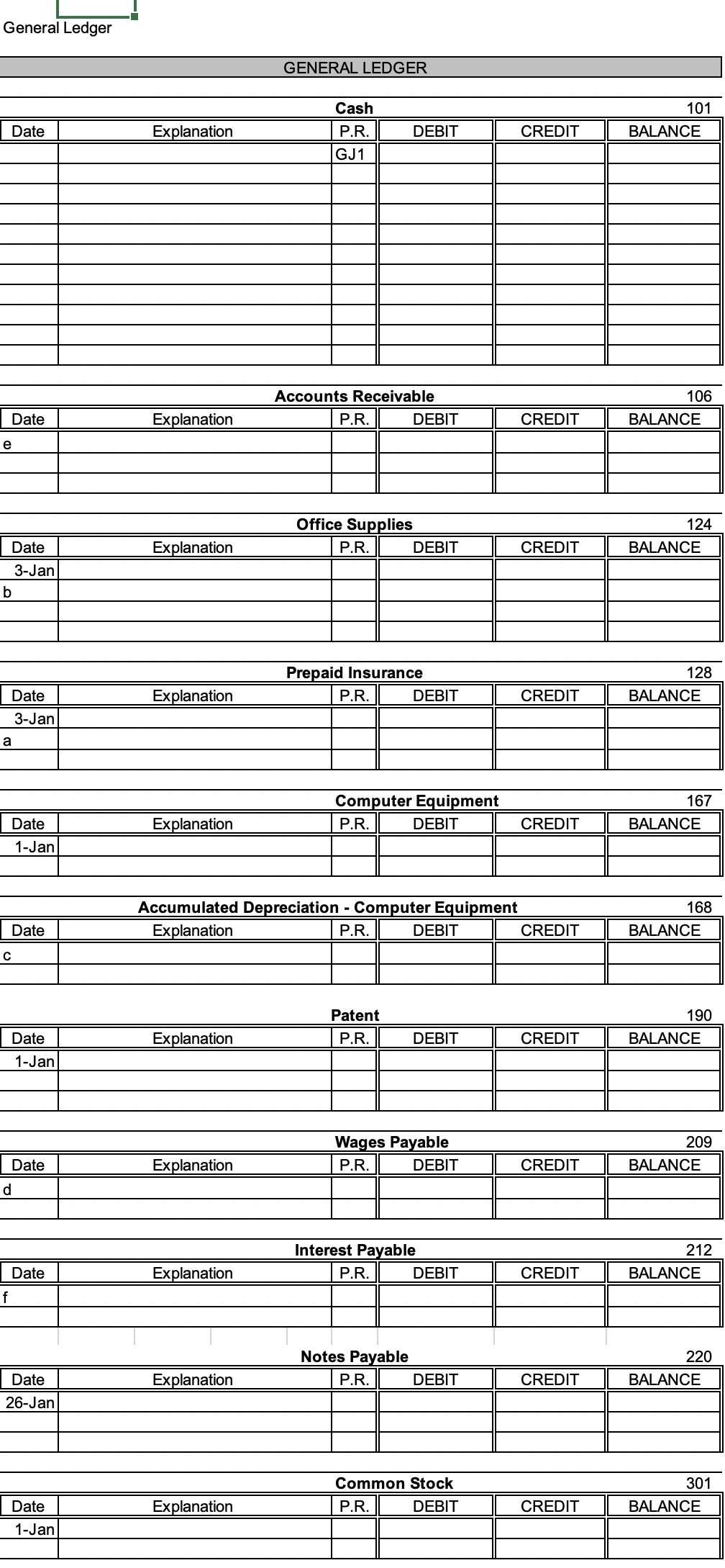 INSTRUCTIONS AND TRANSACTIONS FOR THE CHAPTER 3 "BIG" PROJECT WORTH 100 POINTS