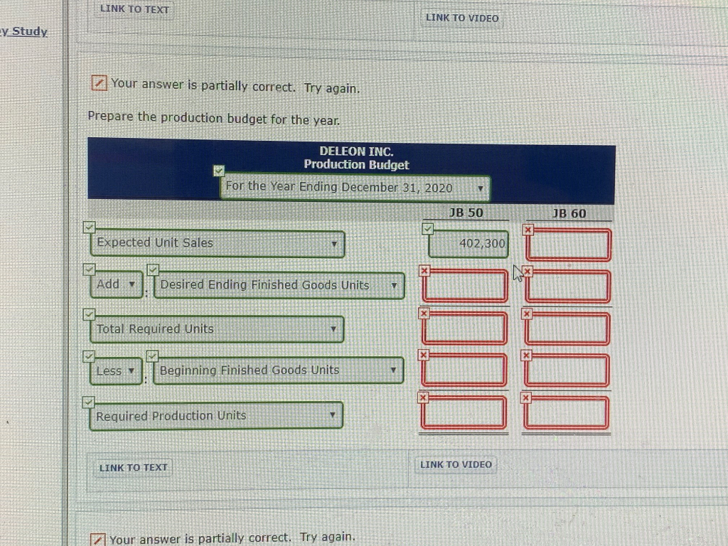 31, 2020. Accounting assistants furnish the data shown below. Product JB 50