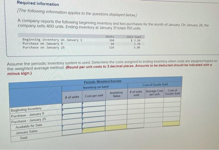  please fill out the blue highlighted boxes Required information [The following