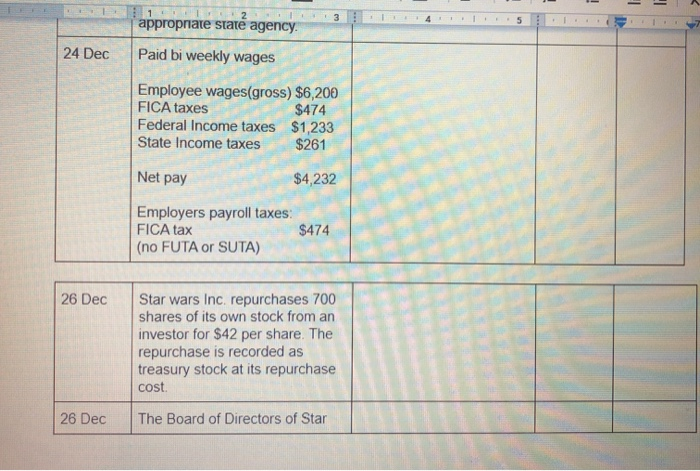 all of the year-end adjusting entries. You will journalize 13 all transactions