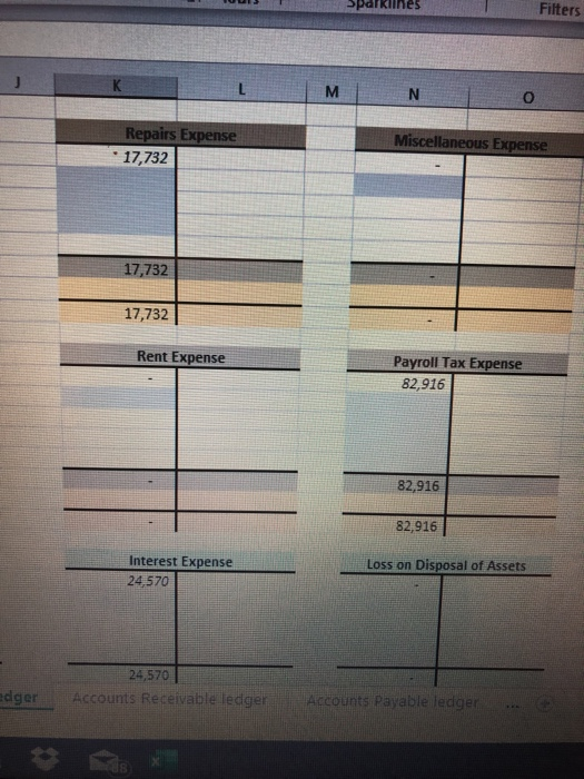 this spreadsheet. 28 7. The Company uses the Allowance Method of accounting