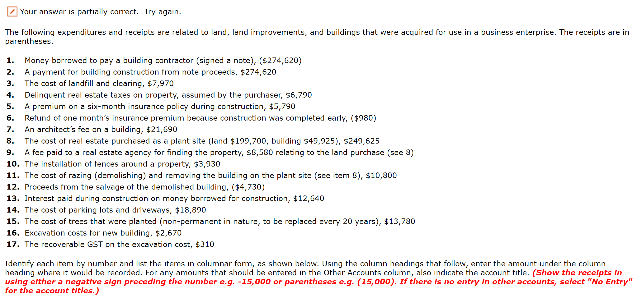 Please help me to do the last question (17)] | Your answer