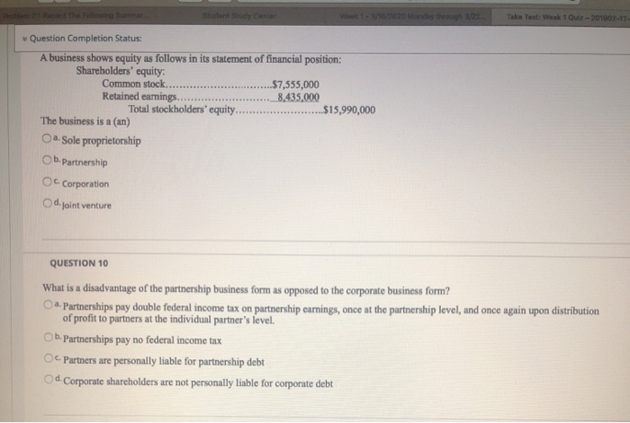 include all of the following except: a. Accounts payable. Ob. Bonds payable