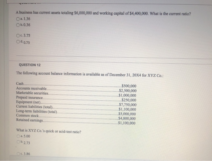 Oc. Salaries payable d. Dividends payable QUESTION 8 A business shows equity