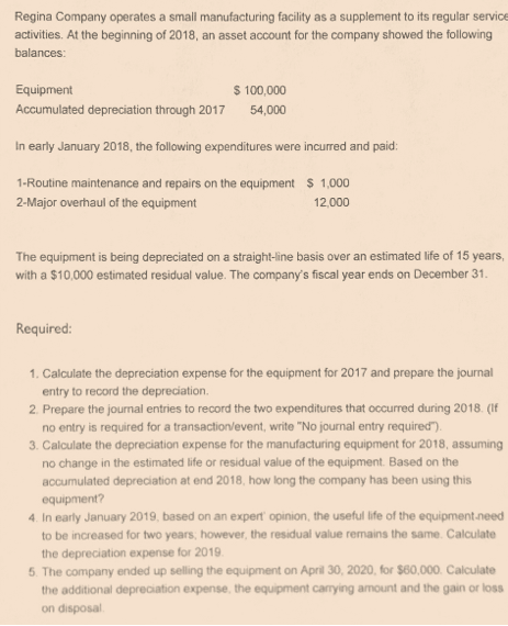 Answer as soon as possible please! :) I'll give good feedback Regina