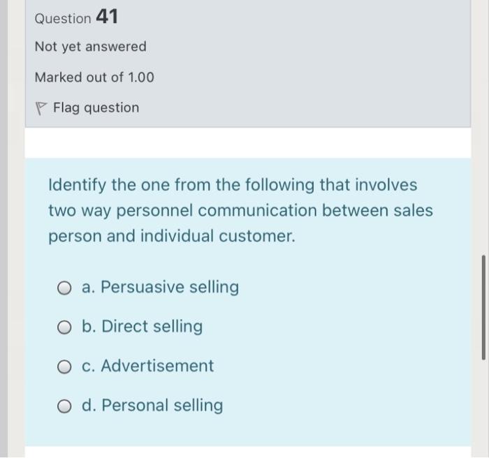 Marked out of 1.00 P Flag question Which approach will help in