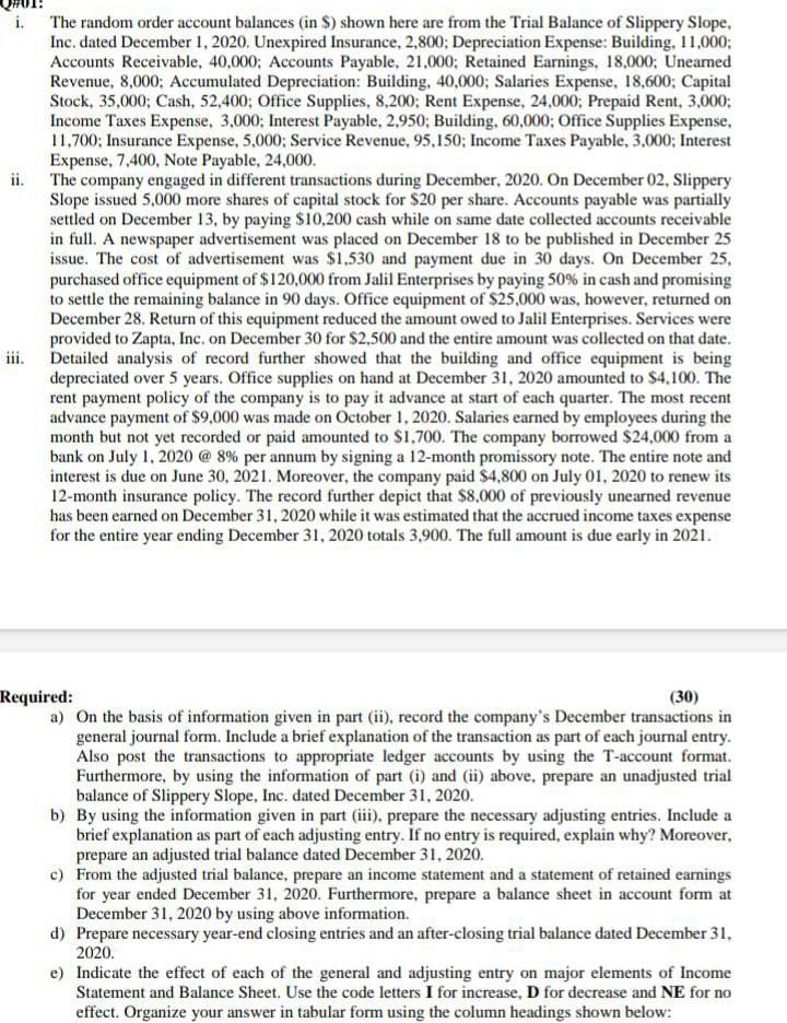 i. The random order account balances (in S) shown here are