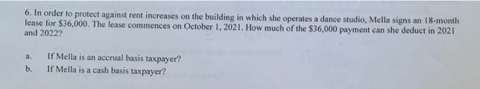 Please show step by step. Thank you. 6. In order to protect