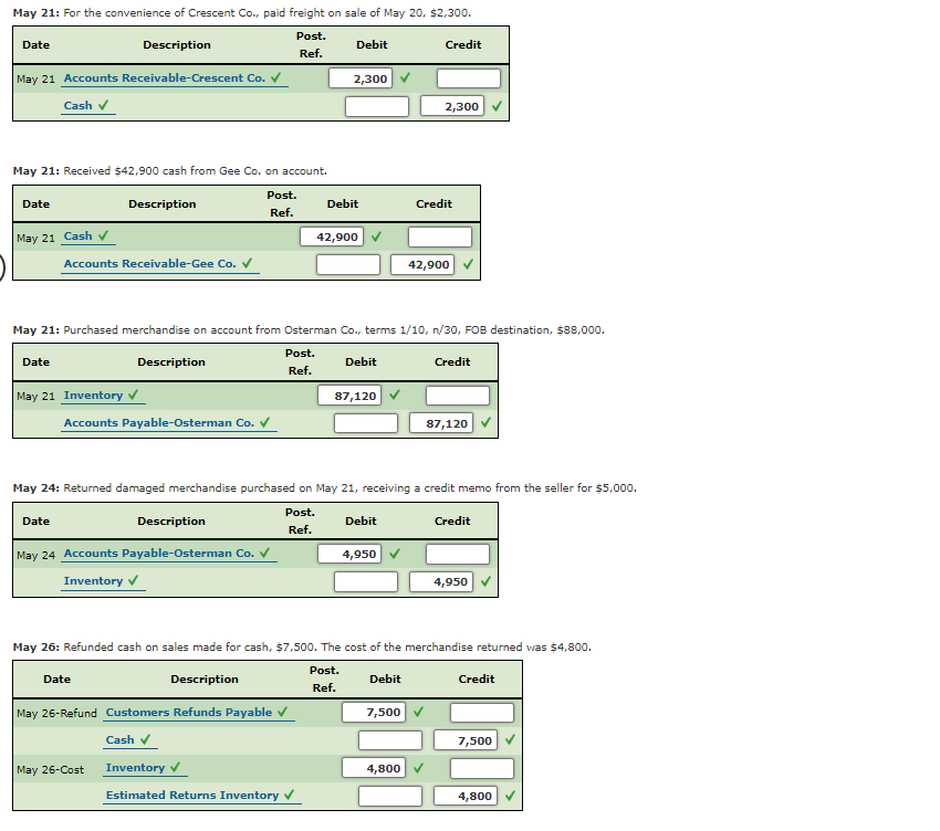 are as follows. Assume all accounts have normal balances. 110 Cash $83,600