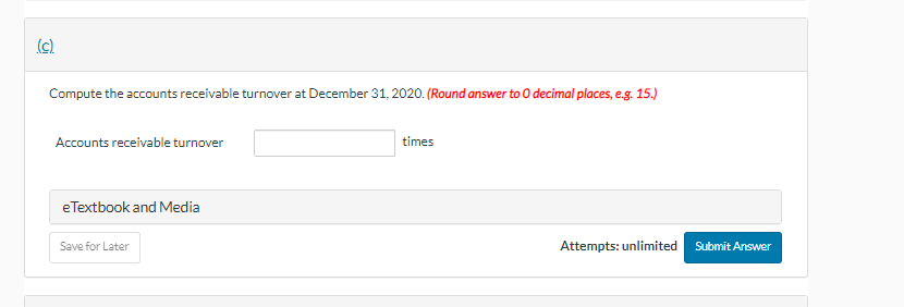 to 2 decimal places, e.g. 15.25.) Current ratio :1 eTextbook and Media