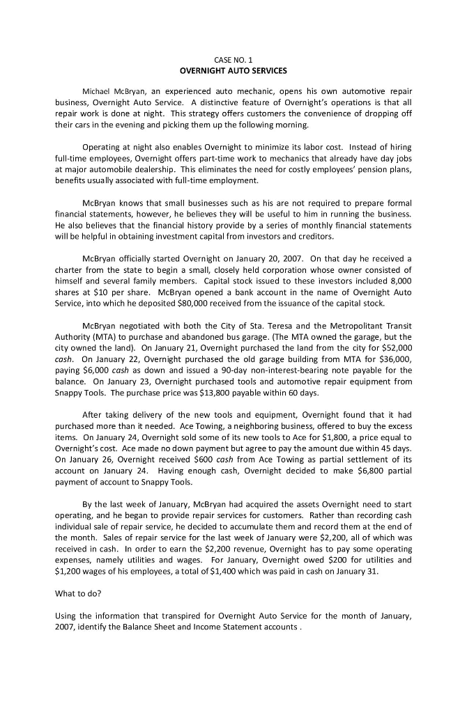 ASSETS LIABILITIES + Trans Date Accounts Receivable Cash Land Building Tools &