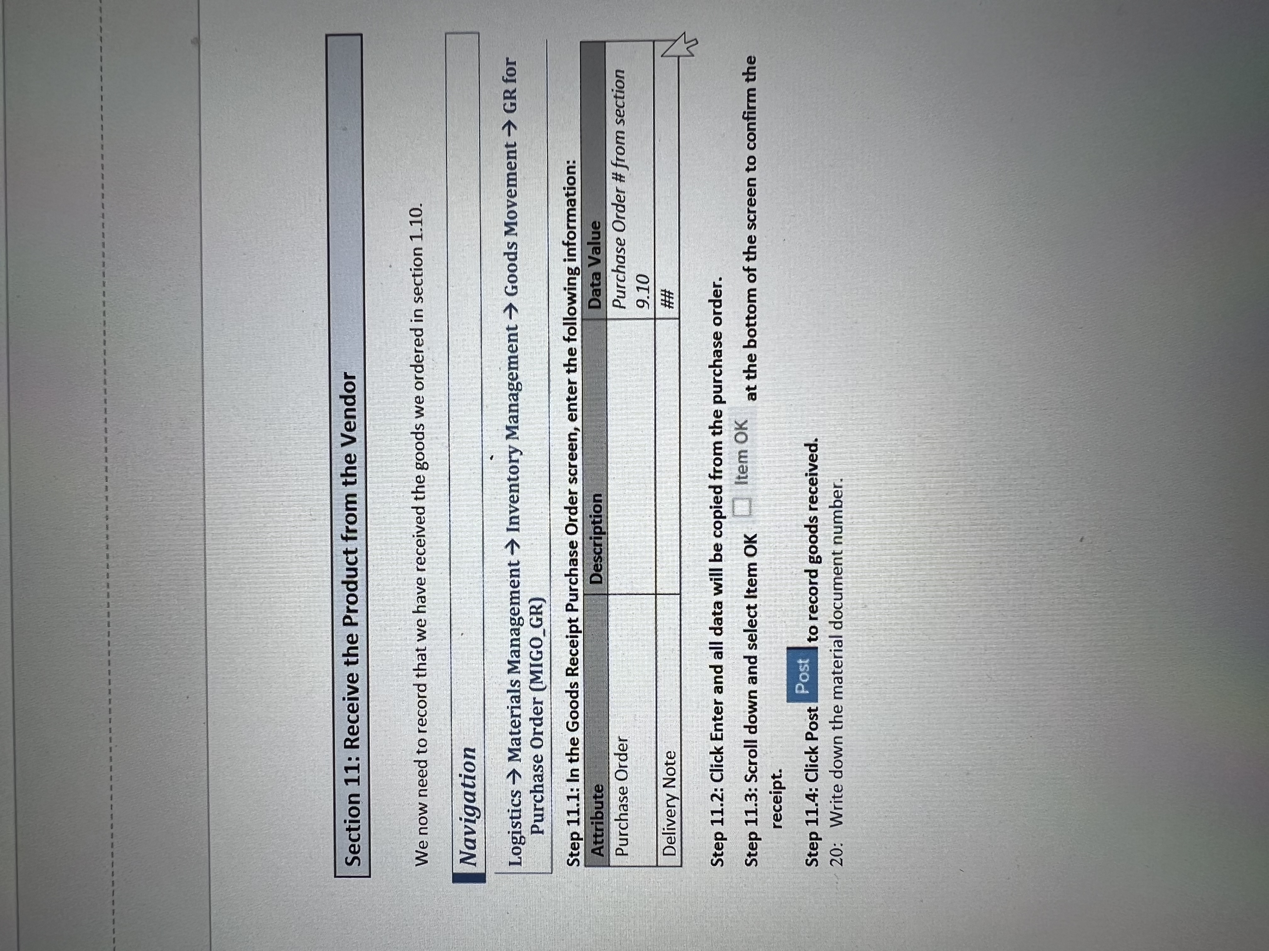  Give the journal entry for the section 11 using the following