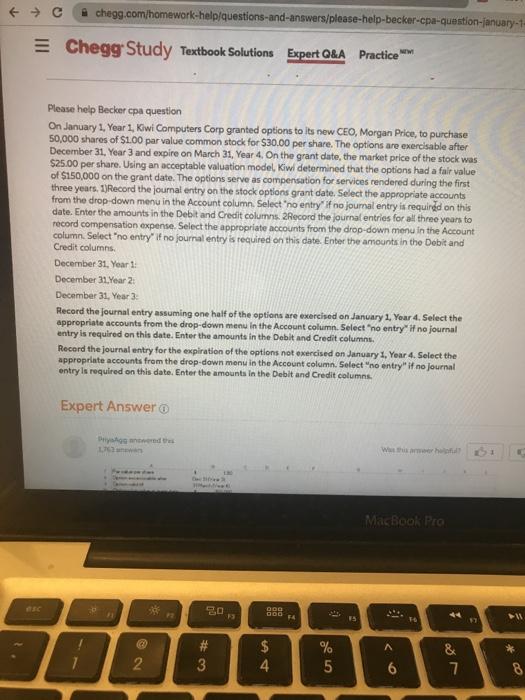  chegg.com/homework-help/questions-and-answers/please-help-becker-cp-question-january-1- Chegg Study Textbook Solutions Expert Q&A Practice Please help Becker