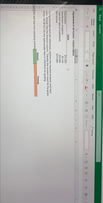 Adjustments to net income-indirect method Lighthouse Corporation's accumulated depreciation equipment account increased
