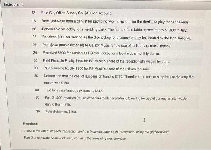 Grid > Instructions Peylon Smith enjoys listening to all types of music
