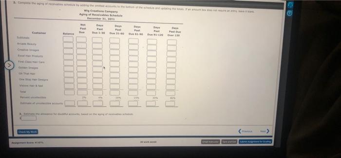 120 01.00 22,300 1.800 25.000 There were Cust Due Date Balance 2