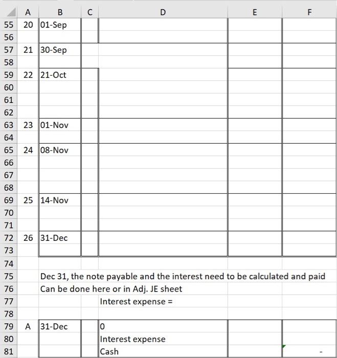 note principle dae with the interest on Dec 31, 2019. The building