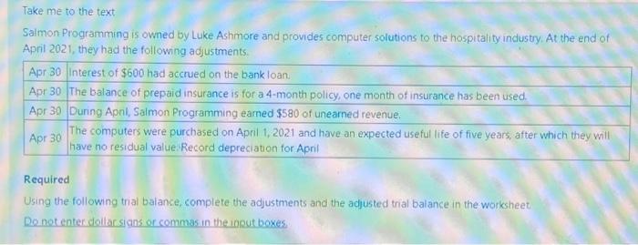  Take me to the text Salmon Programming is owned by Luke