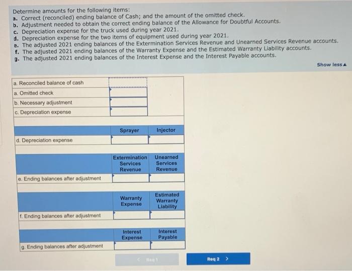 a through h applies to the company at the end of the