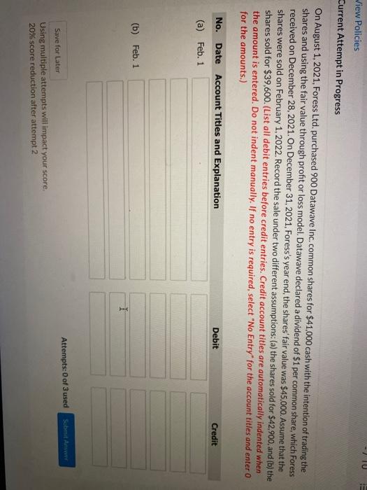  -TU View Policies Current Attempt in Progress On August 1, 2021,
