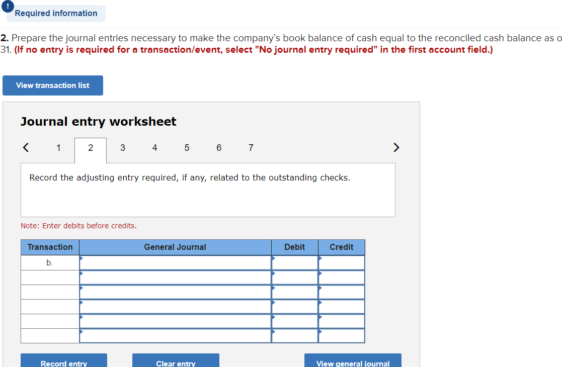 cash with its bank statement cash balance as of July 31. a.