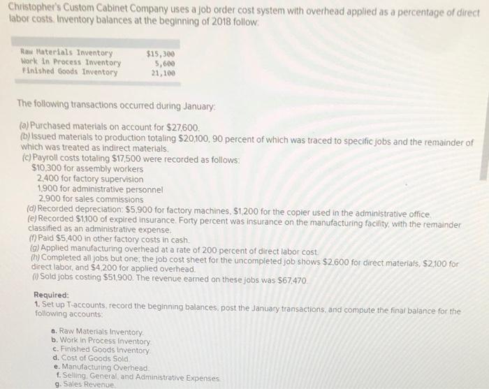  Below is the chart for part 1 Answer all 4 parts