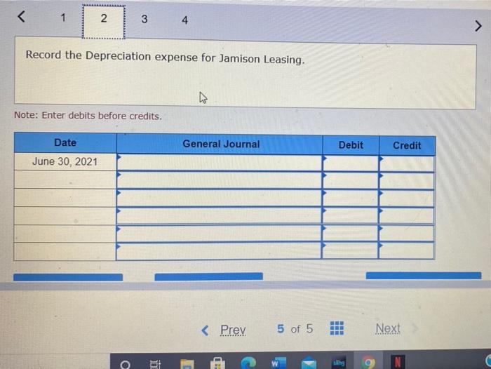 agreement from Jamison Leasing, which routinely finances equipment for other firms at