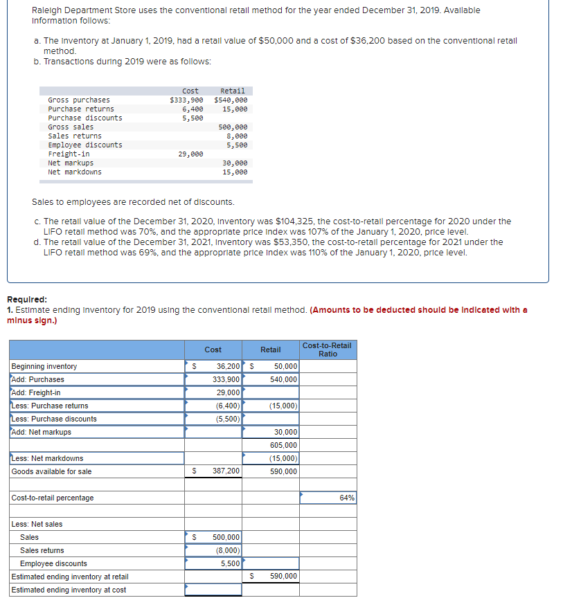 Need help calculating estimated ending inventory at cost for the first