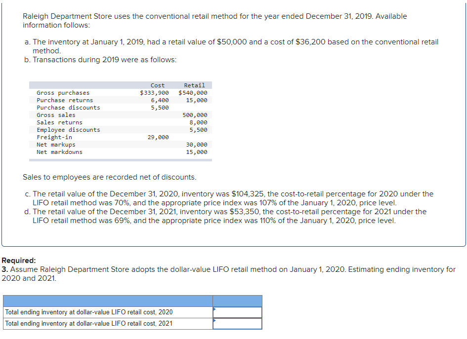 i am missing anything, let me know! Raleigh Department Store uses the