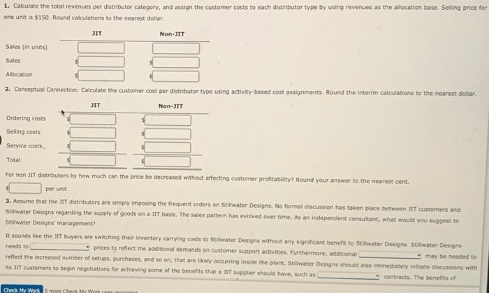 distributors: a distributors and non-IT distributors. The IT distributor places small, frequent
