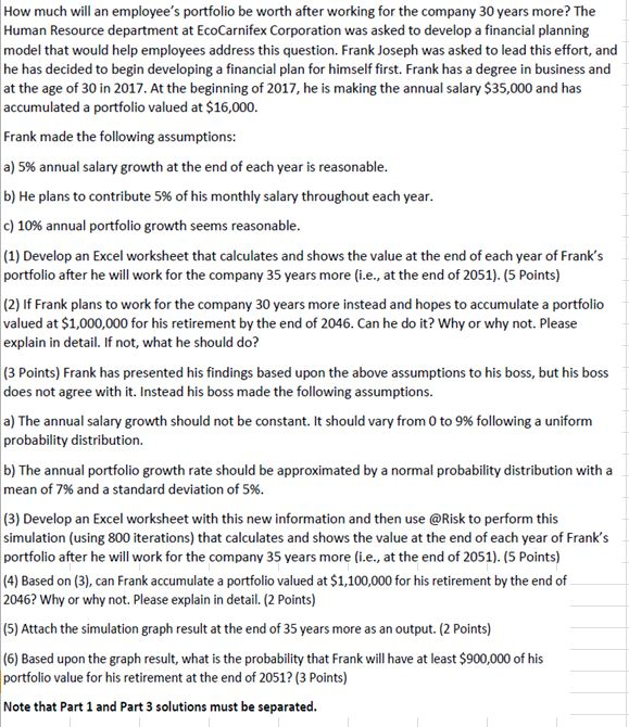  Please use excel and show the formulas, there are previous examples