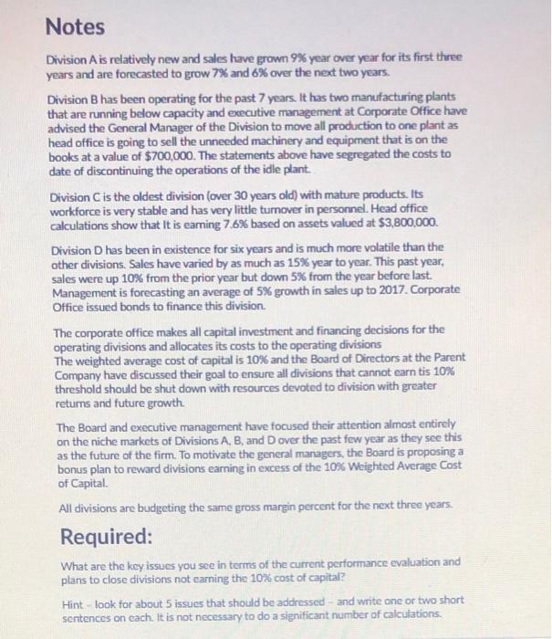 given below along with some supplementary information. Performance Limited Income Statement for