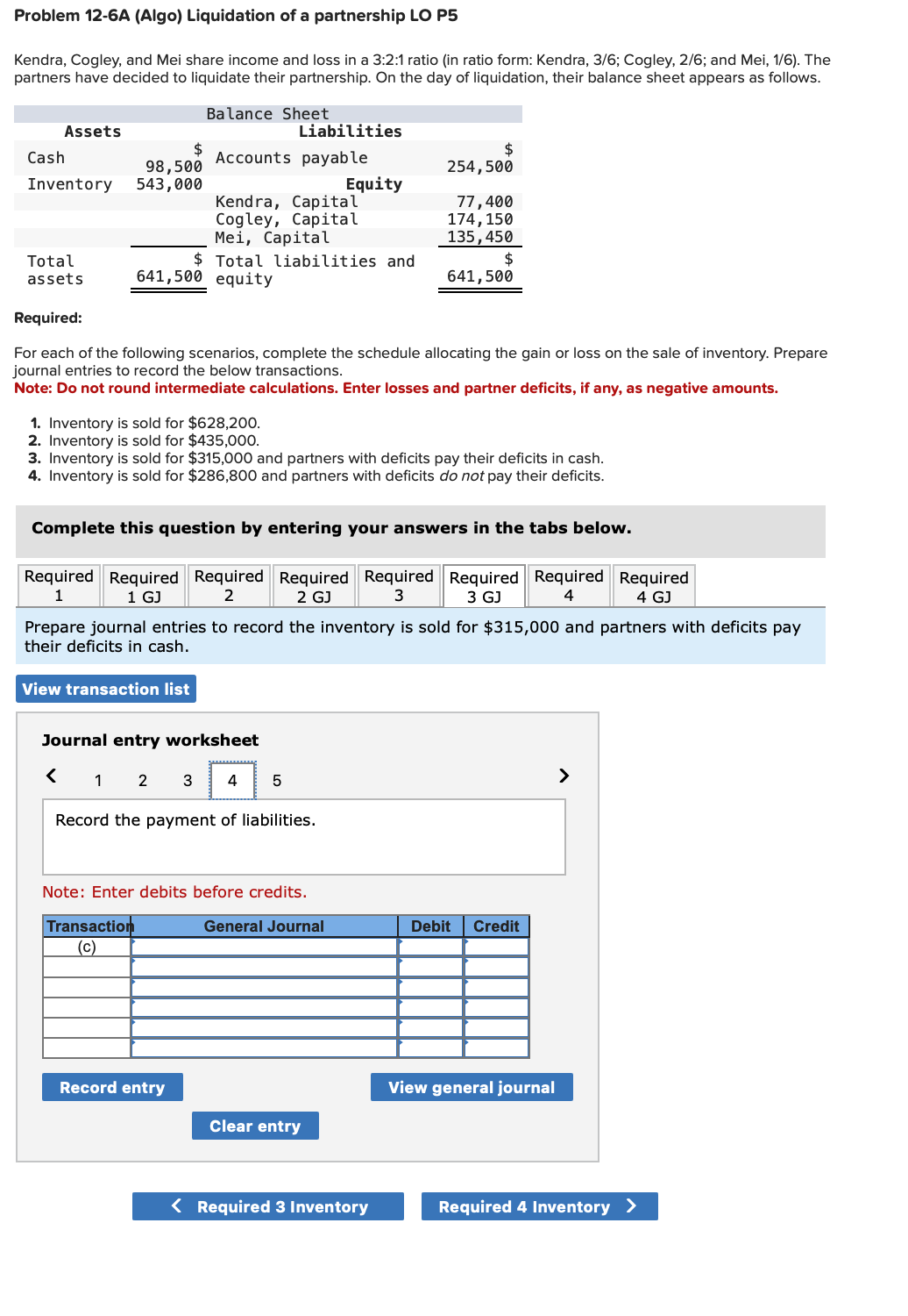 their deficits. Complete this question by entering your answers in the tabs