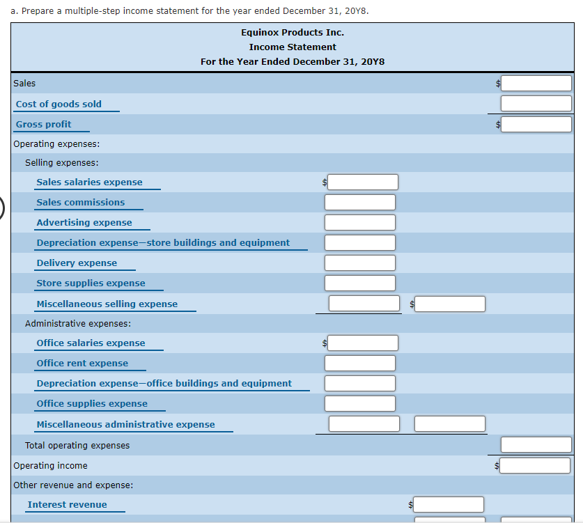 must complete part 1 before part 2. After all of the transactions