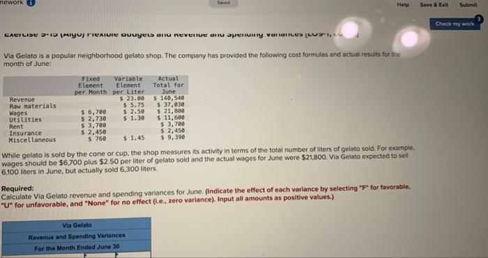  mework Help Suve & Exit Submit Check my work CAELISE 3:13