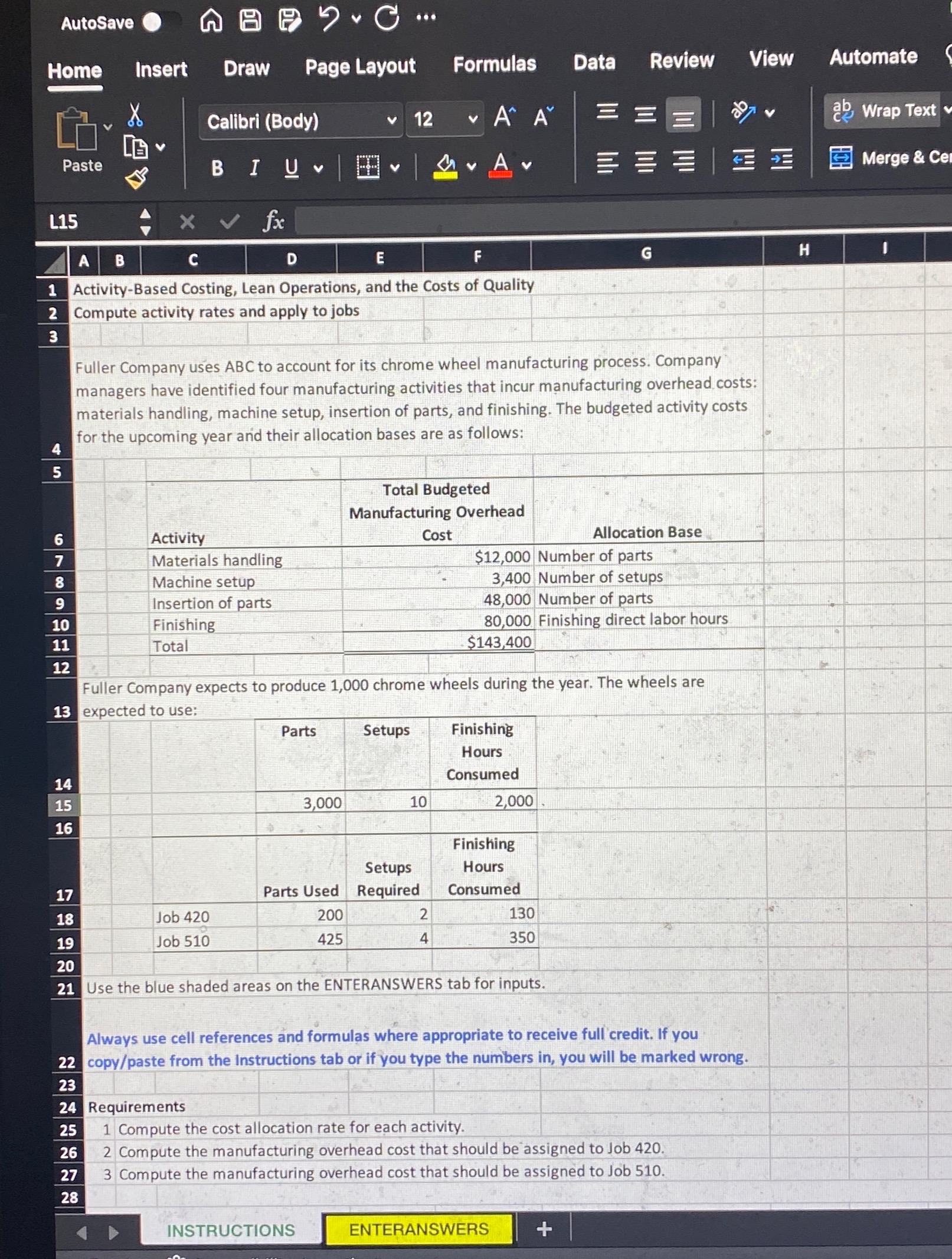  AutoSave Home Insert Draw Page Layout Formulas Data Review View Automate