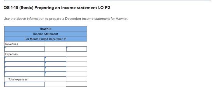 (Static) Applying the accounting equation LO A1 1. Use the accounting equation