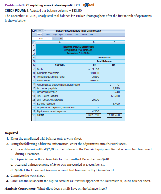 on page 299 and match the correct amount/balance to the account. The