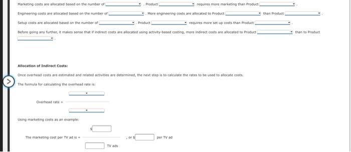 are allocated to the cost of a product in a manufacturing environment,
