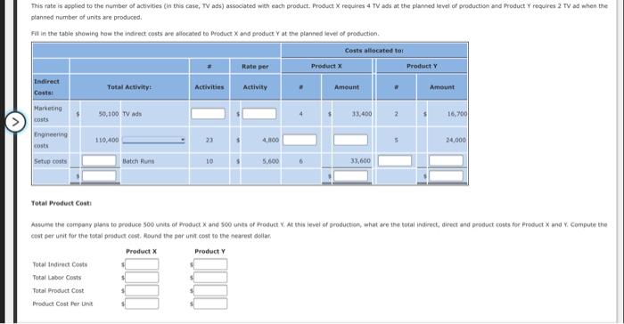 or to the cost of a project or service, based on a