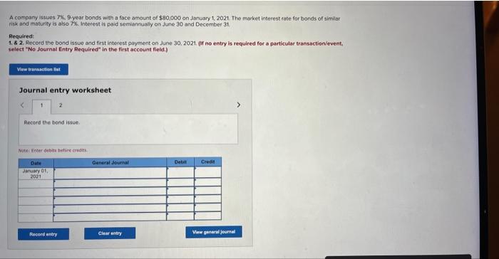  A compary issues 7\%, 9year bonds with a face amount of