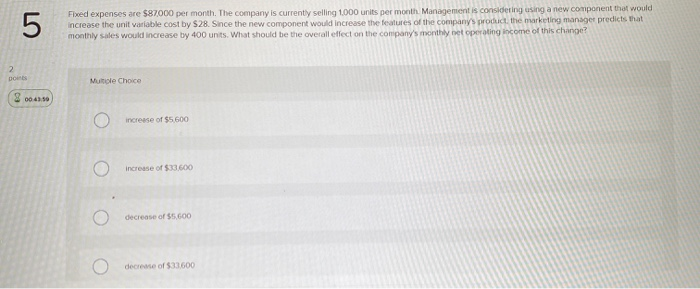 change. What is the best estimate of the company's net operating income