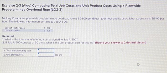 #4 pls #5 part 1 part 2 Exercise 2-3 (Algo) Computing Total