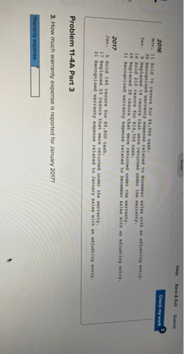 purchasing razors for resale. Lobo uses the perpetual inventory method. The razors