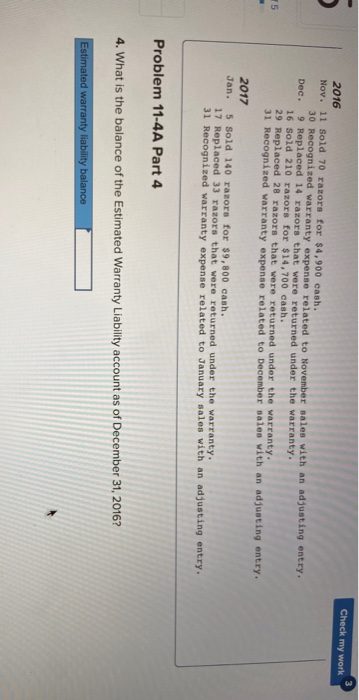 razor. When a razor is returned, the company discards it and mails