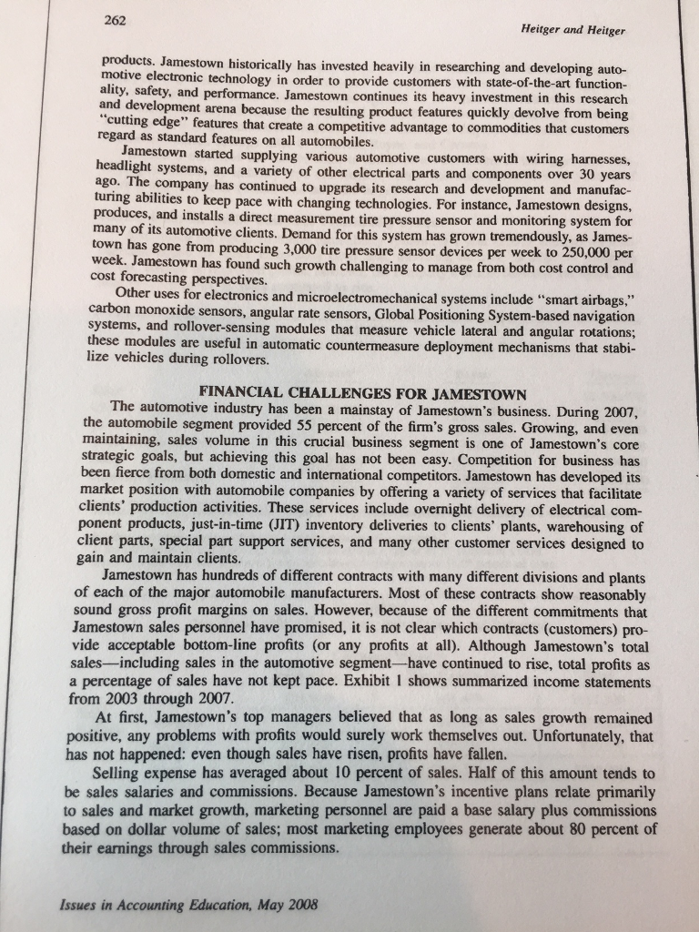 from each of the three key customers. These estimates are not very