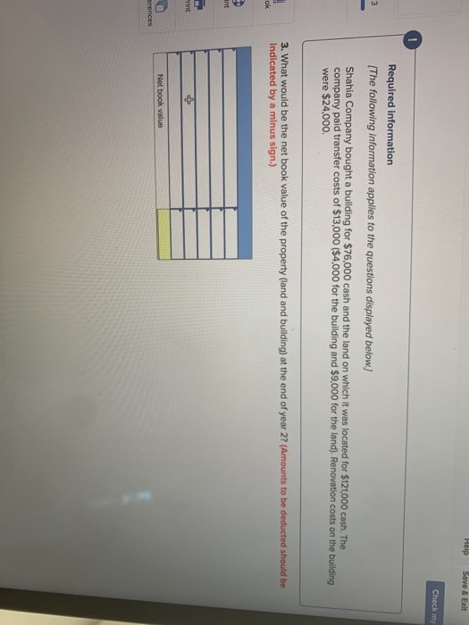  Help Save & Exit Check my Required information (The following information