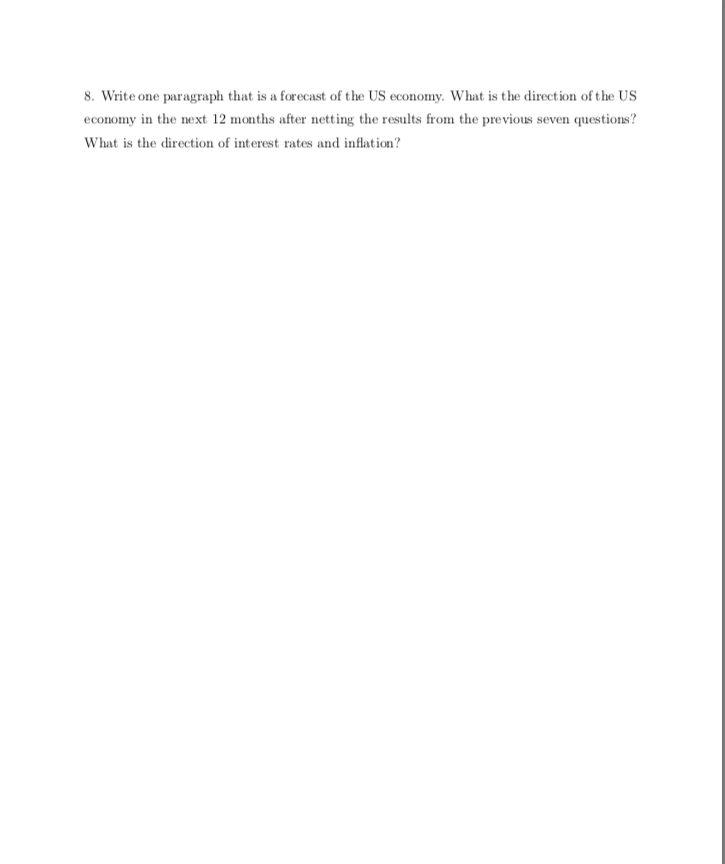 figures and at least two sentences interpreting graph include a summary conclusion
