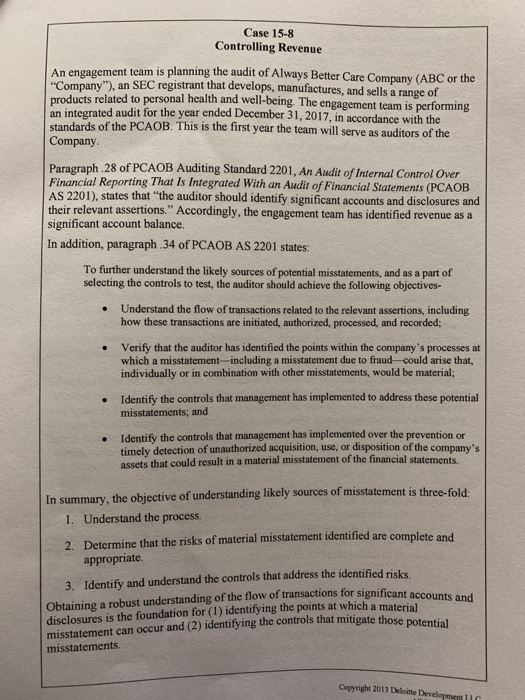 the risk that goods are shipped to customers but no invoice is